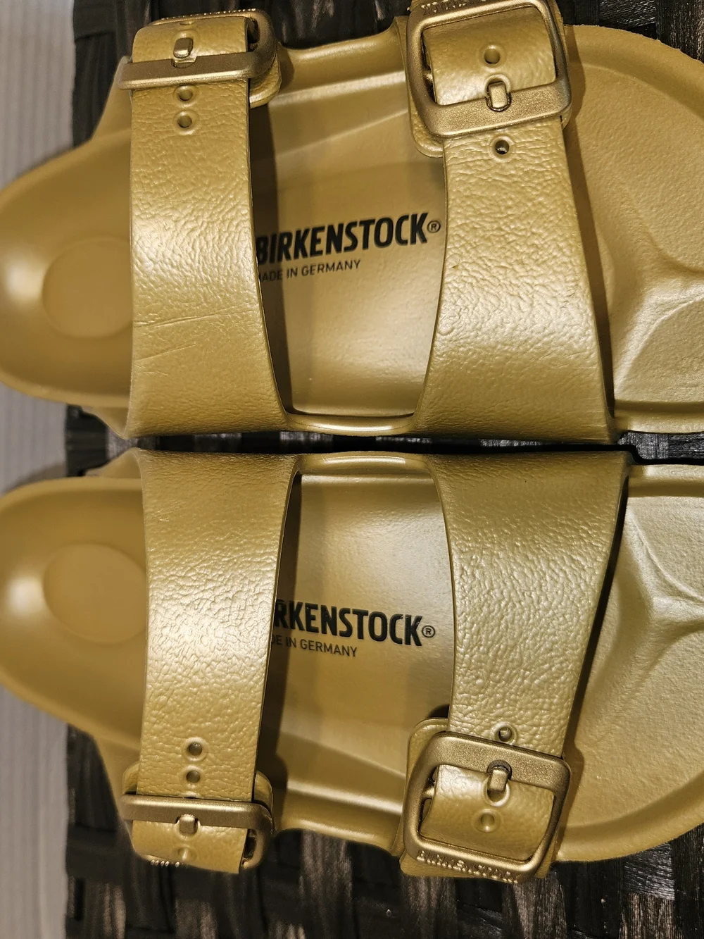 Birkenstock Kids Two-Strap Sandal in Gold